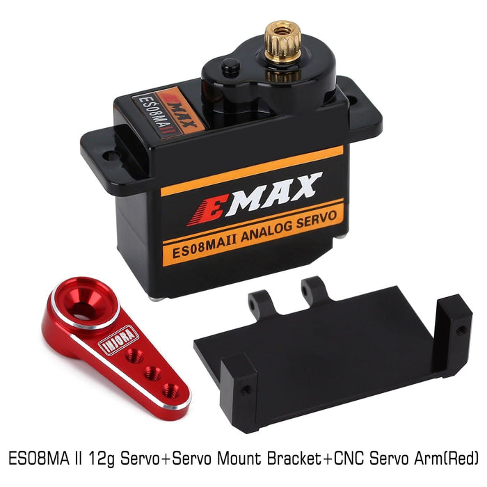 EMax ES08MA II 15T Mini Analog Servo Servo EMax Servo Mount Arm Set 1 