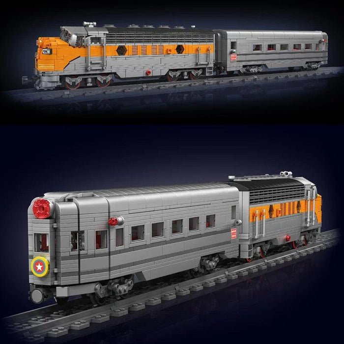 EMD F7 WP Diesel Locomotive Train Building Blocks (1541 Stukken) - upgraderc