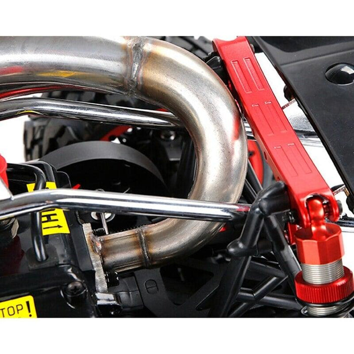 Exhaust Muffler Pipe for HPI Rovan King Motor 1/5 (Metaal) Onderdeel upgraderc 