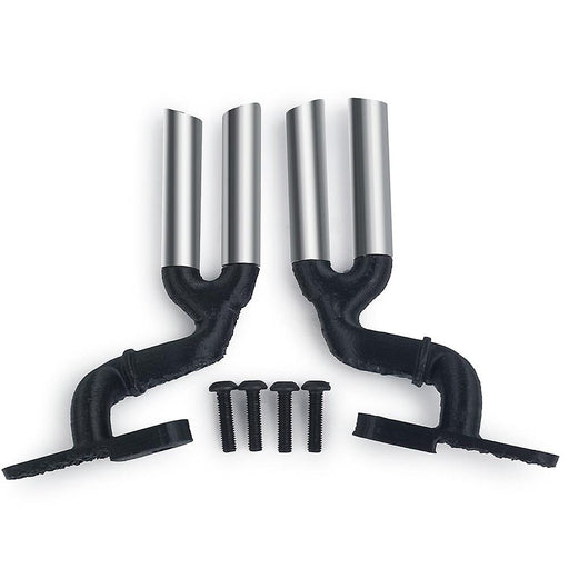 Exhaust Pipe Set for Axial SCX10 III Gladiator 1/10 (Metaal+Plastic) Onderdeel Yeahrun 