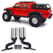Exhaust Pipe Set for Axial SCX10 III Gladiator 1/10 (Metaal+Plastic) Onderdeel Yeahrun 
