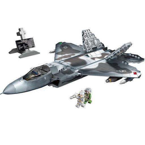 F-22 Raptor Fighter Airplane Model Building Blocks (626 stukken) - upgraderc
