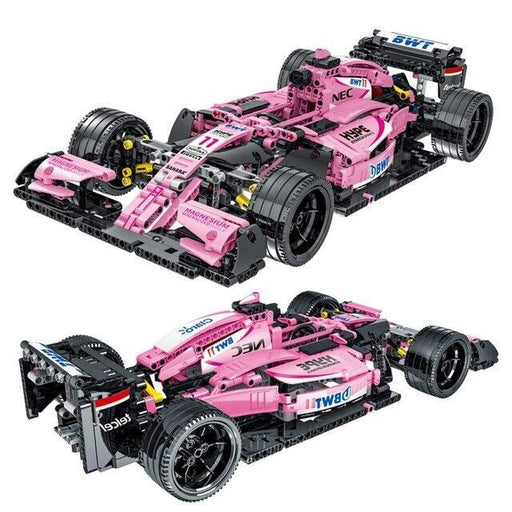 F1 Formula Car Model (1099 stukken) Bouwset upgraderc Pink 