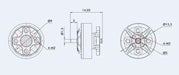 F1204 KV5000 KV6500 Micro Toothpick Brushless Motors - upgraderc
