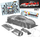F40 Super Car Body Shell (260mm) Body Professional RC A style 