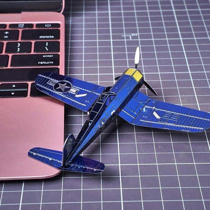 F4U Corsair Fighter Plane 3D Model Puzzle (RVS) - upgraderc