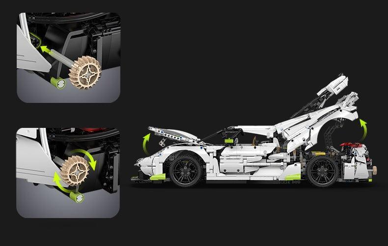 Fantasma Sports Car (4346 stukken) Bouwset CaDA