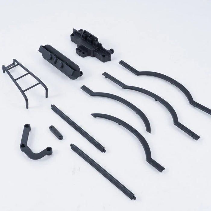Land Rover Series 11043 Body Shell Set for FMS FCX10 1/10 (Clear)