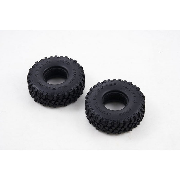 Land Rover Series 11043 4.72'' MT Tires (25 degrees) for FMS FCX10 1/10