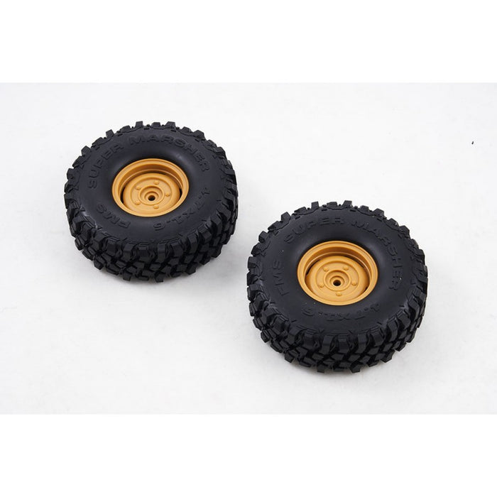 Land Rover Series 11043 Wheel Set (25 degrees) for FMS FCX10 1/10