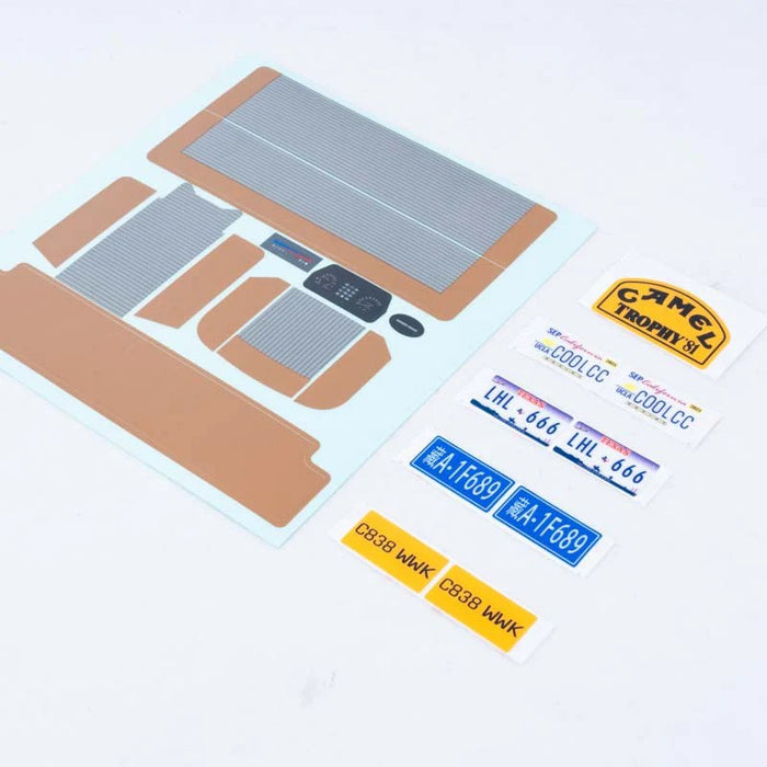 Land Rover Series 11044 Body Shell Set for FMS FCX10 1/10 (Clear)
