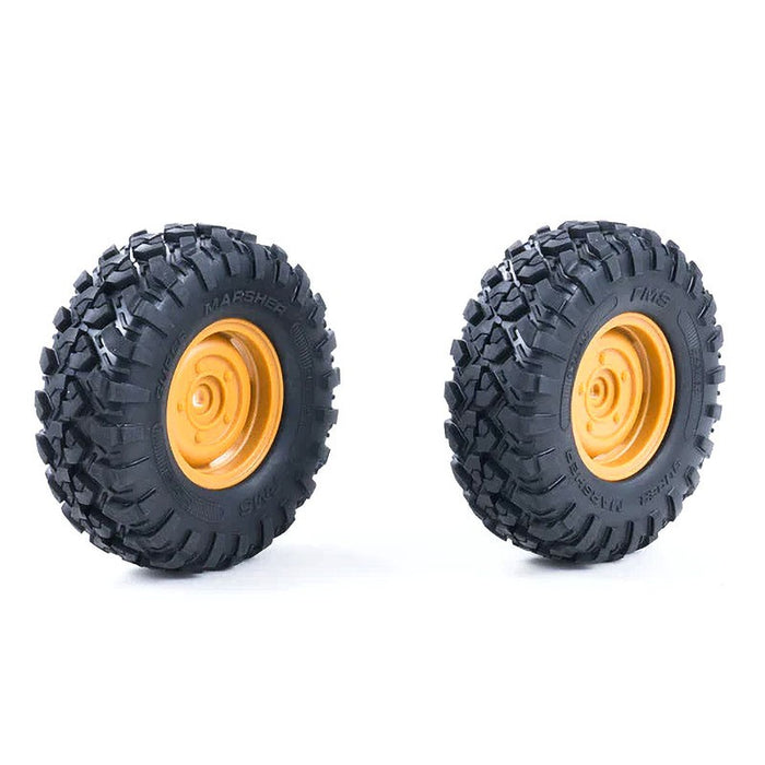 Land Rover Series 11044 Wheel Set (25 degrees) for FMS FCX10 1/10