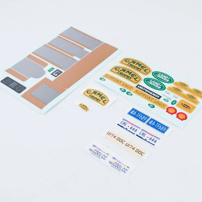 Land Rover Series 11045 Body Shell Set for FMS FCX10 1/10 (Clear)