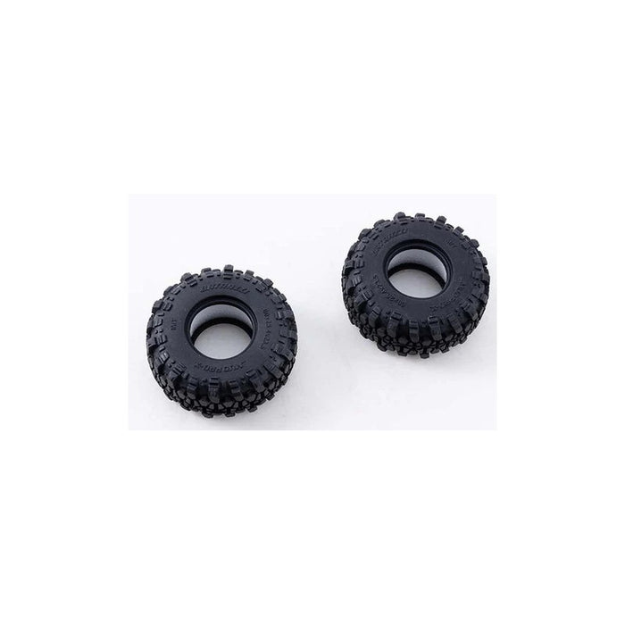 2PCS Wheel Tires for FMS FCX24 Pro Power Wagon 1/24