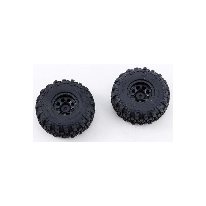 2PCS Wheel Set for FMS FCX24 Pro Power Wagon 1/24