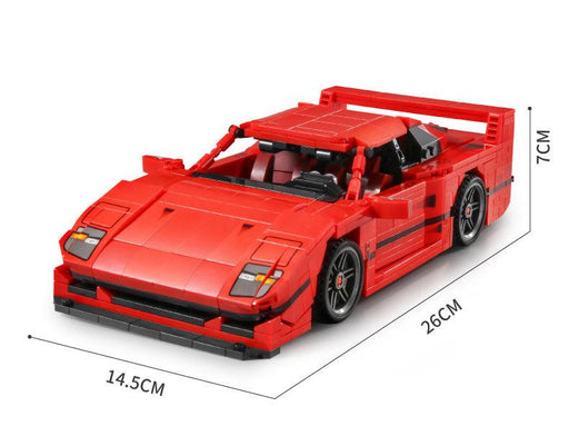 Ferrari F40 Pull Back Model Building Block (811 Stukken) - upgraderc