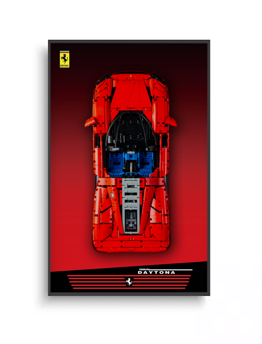 Display Wall-Mount for Ferrari SP3 Daytona 42143