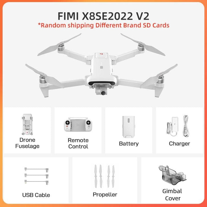 FIMI X8SE 2022 V2 4K Camera Drone Drone FIMI V2 