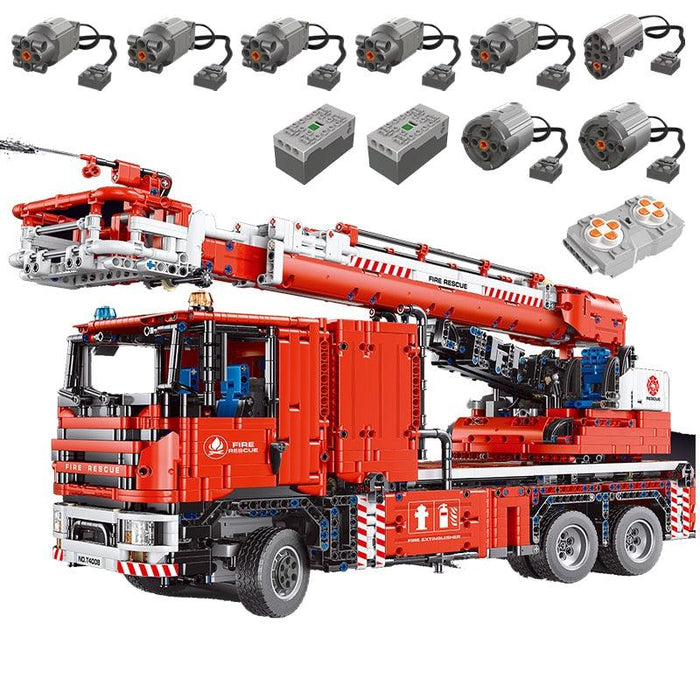 Fire Rescue T4008 Blocks Vehicle (4629 stukken) - upgraderc