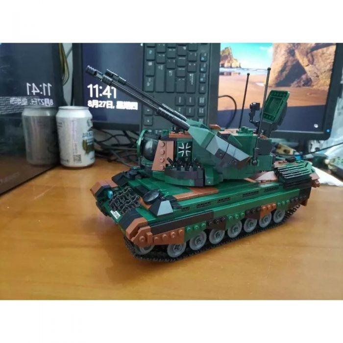 FlakPz Gepard Tank Model Building Blocks (1352 stukken) - upgraderc
