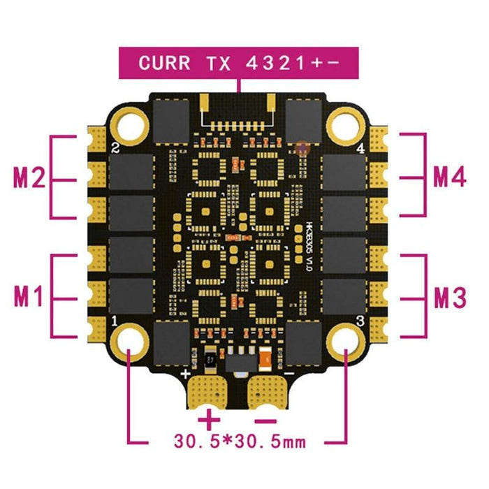 Flytower F7 F722 Flight Controller w/ Blheli S 4-in-1 Brushless ESC - upgraderc