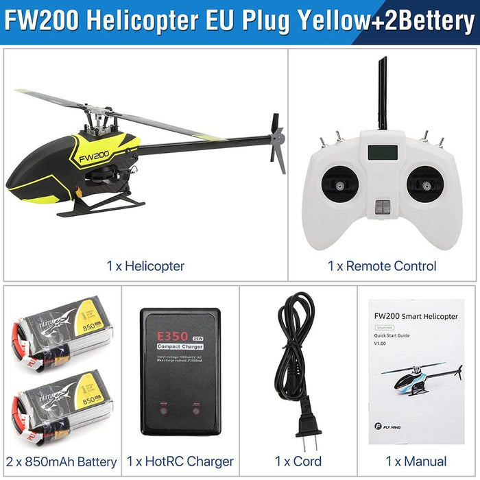 FlyWing FW200 Helicopter PNP - upgraderc