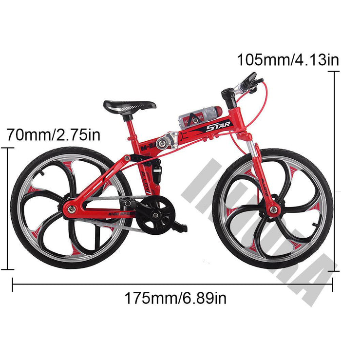 Foldable Mountain Bike Decoratie for Crawler 1/10 (Metaal) Onderdeel Injora 