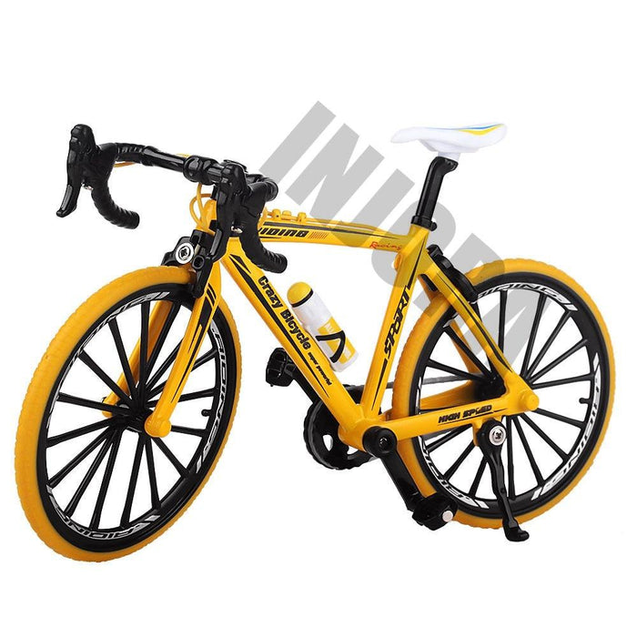 Foldable Mountain Bike Decoratie for Crawler 1/10 (Metaal) Onderdeel Injora B Yellow 