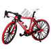 Foldable Mountain Bike Decoratie for Crawler 1/10 (Metaal) Onderdeel Injora B Red 