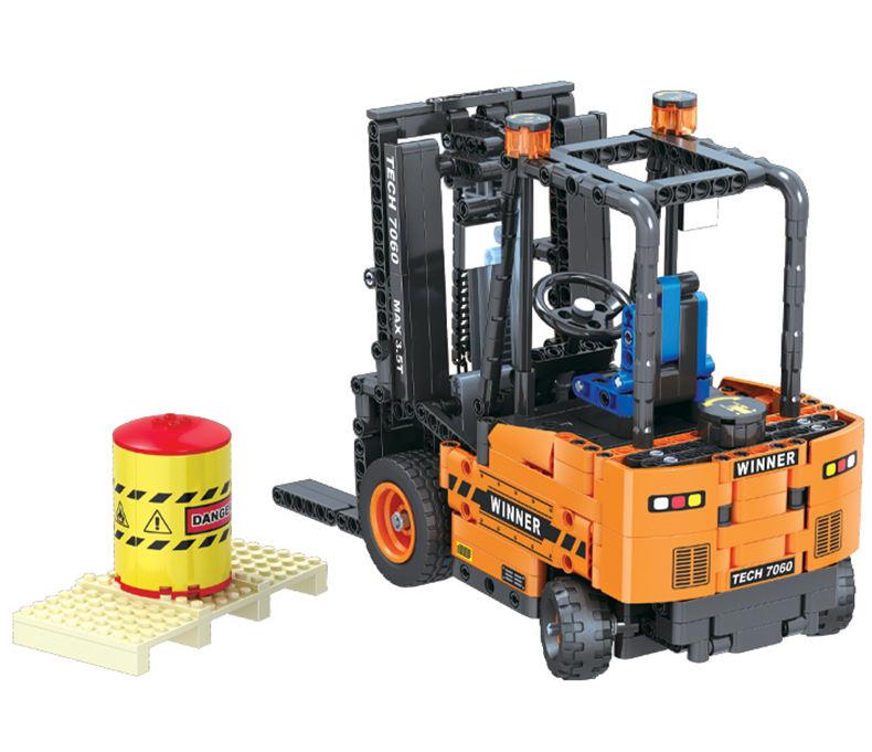 Forklift Model Building Blocks (660 stukken) - upgraderc