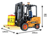 Forklift Model Building Blocks (660 stukken) - upgraderc