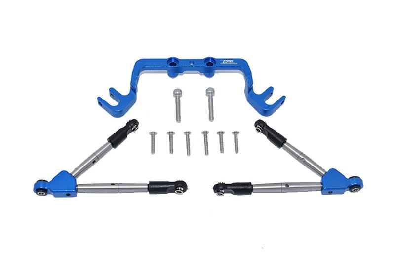 Front Anti-roll Tie Rod w/ Stabilizer Kit for Traxxas Hoss 4WD 1/10 (Aluminium+Staal) - upgraderc