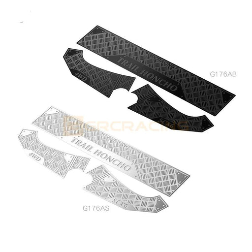 Front Bumper Anti Skid Plate for Axial SCX6 Honcho 1/6 (Metaal) G176A - upgraderc