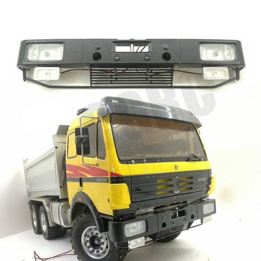 Front Bumper w/ LED Light for 1/14 Tamiya Truck (Metaal) Onderdeel RCATM 