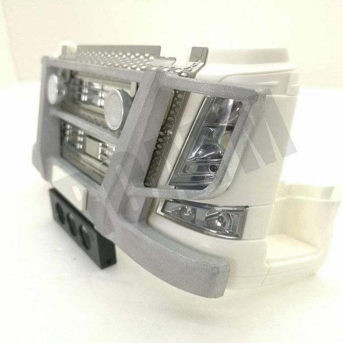 Front Bumper w/ Light for Tamiya Truck 1/14 (Metaal) Onderdeel RCATM 