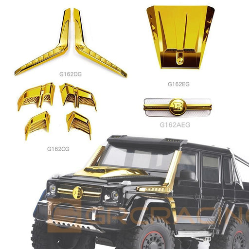 Front Electroplated Gold Parts for G500, G63 (ABS) Onderdeel AJRC 