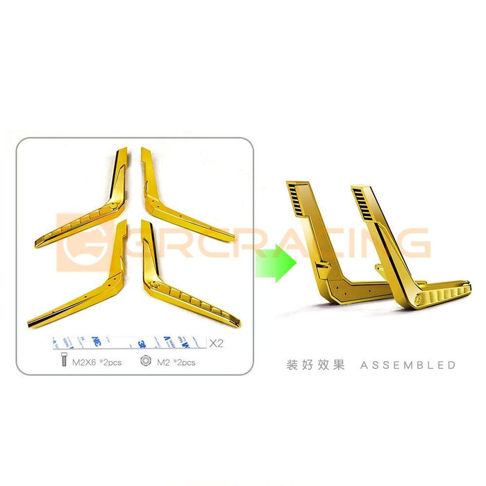 Front Electroplated Gold Parts for G500, G63 (ABS) Onderdeel AJRC G162DG 