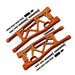 Front Lower Suspension Arm for Traxxas Sledge 1/8 (Aluminium) Onderdeel GPM orange 