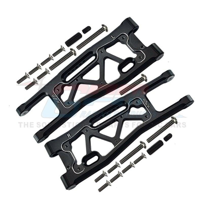 Front Lower Suspension Arm for Traxxas Sledge 1/8 (Aluminium) Onderdeel GPM black 