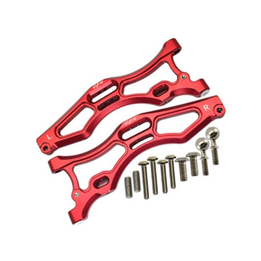 Front Lower Suspension Arms for Arrma 1/7 (Aluminium) ARA330656 ARA330657 Onderdeel GPM Red 