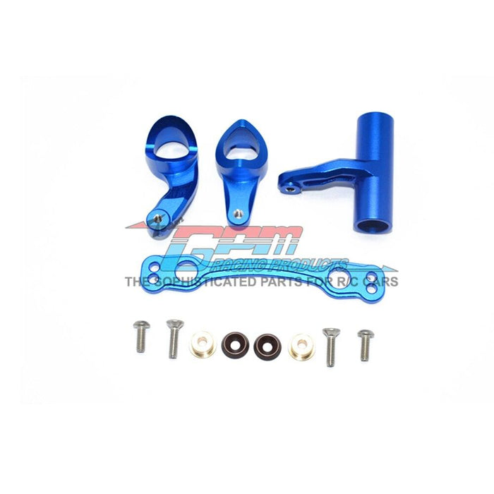 Front Steering Assembly for Arrma 1/7 1/8 (Aluminium) AR340073 Onderdeel GPM Blue 