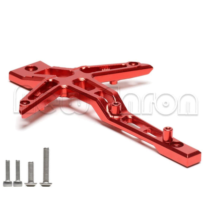 Front Steering Fixed Support Pressure Plate for Traxxas MAXX 1/10 (Aluminium) 8921 Onderdeel New Enron Red 