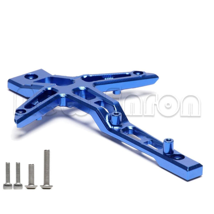 Front Steering Fixed Support Pressure Plate for Traxxas MAXX 1/10 (Aluminium) 8921 Onderdeel New Enron Blue 