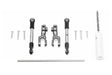 Front Sway Bar + Rod Set for Traxxas UDR 1/7 (Aluminium) 8596 - upgraderc
