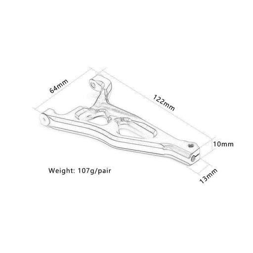 Front Upper Suspension Arms Set for Traxxas 1/10 (Aluminium) 8631 8632 Onderdeel New Enron 