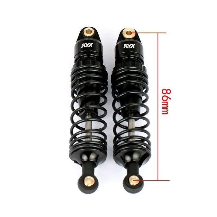 Front/rear 86mm Shock Absorber for Traxxas 1/10 (Metaal) Schokdemper KYX Front 