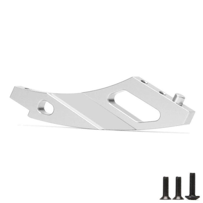 Front/rear Anti-Bending Plate Chassis Brace for HPI 1/8, 1/10 (Aluminium) 101210, 108023 Orderdeel New Enron Front Silver 