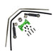 Front/Rear Anti-Roll bars for Traxxas Sledge 1/8 (Metaal) Onderdeel GPM green 