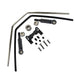 Front/Rear Anti-Roll bars for Traxxas Sledge 1/8 (Metaal) Onderdeel GPM black 