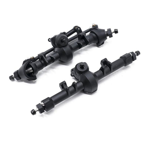Front/Rear Axle Set for Axial SCX24 1/24 (Plastic+Metaal) - upgraderc